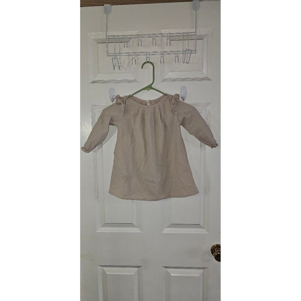 Unbranded Girls Casual Dress 12 Months Beige
